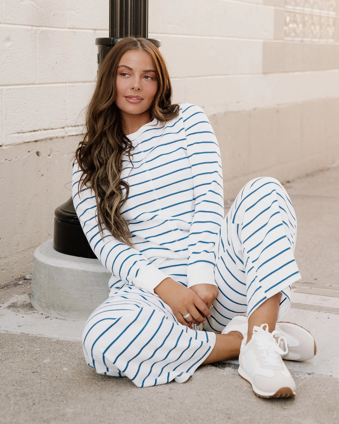 Sailer Set  | Striped Lounge Wear