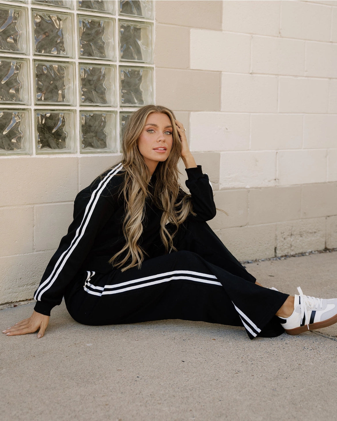 Varsity Athleisure Set| Lounge Set | Wide Leg Pants