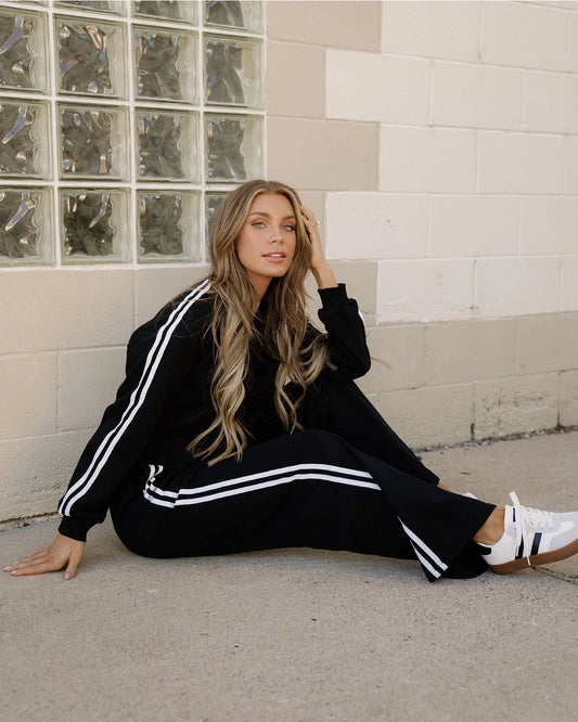 Varsity Athleisure Set| Lounge Set | Wide Leg Pants