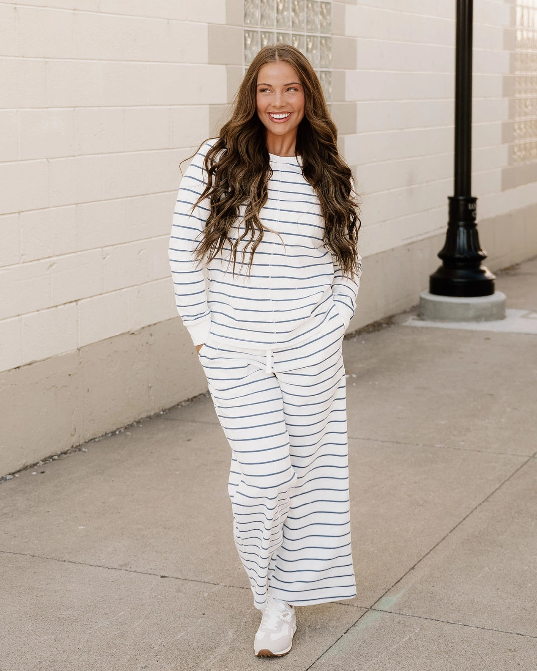 Sailer Set  | Striped Lounge Wear