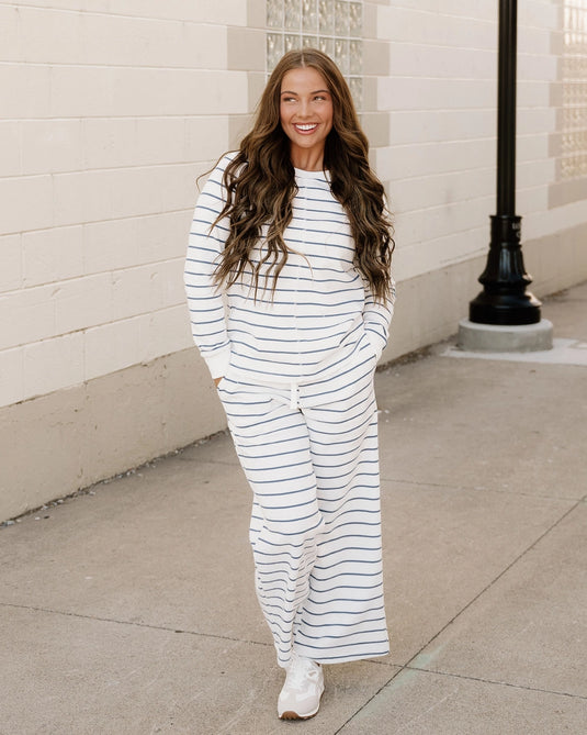 Sailer Set  | Striped Lounge Wear