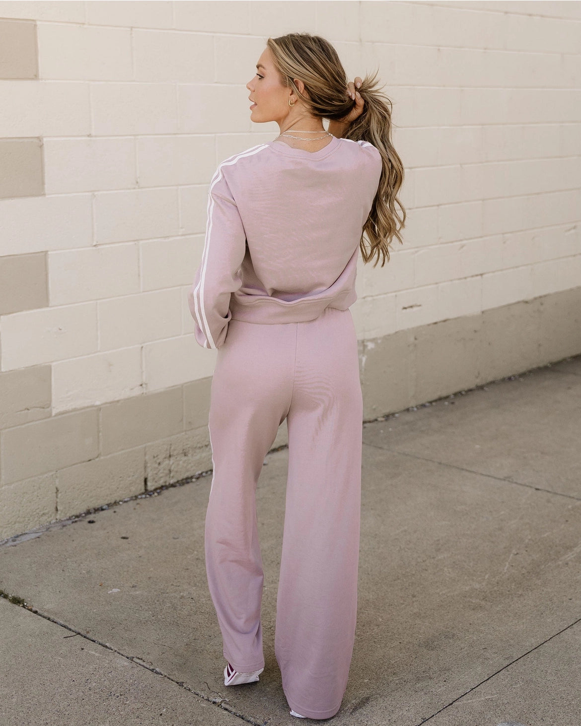 Varsity Athleisure Set| Lounge Set | Wide Leg Pants