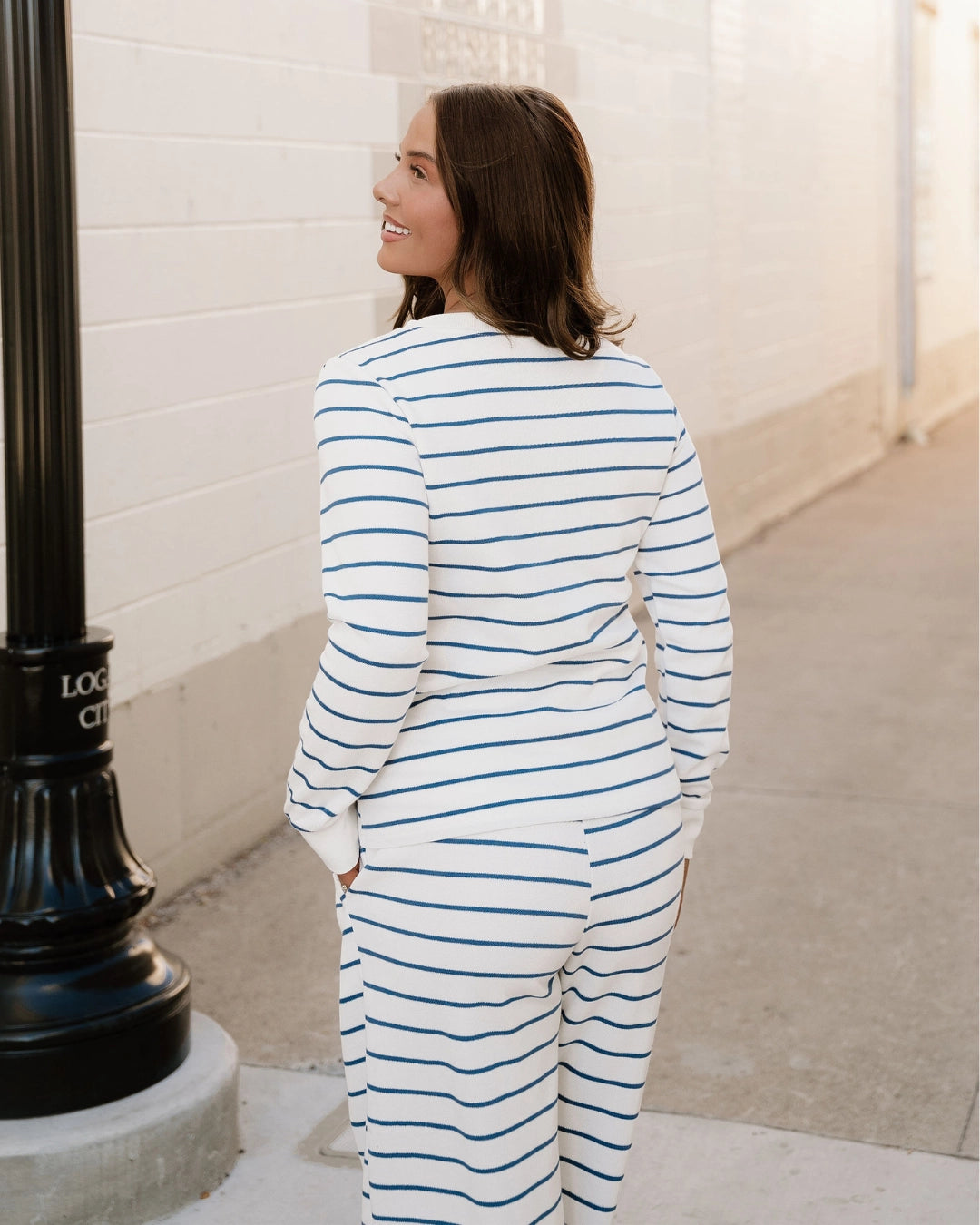 Sailer Set  | Striped Lounge Wear