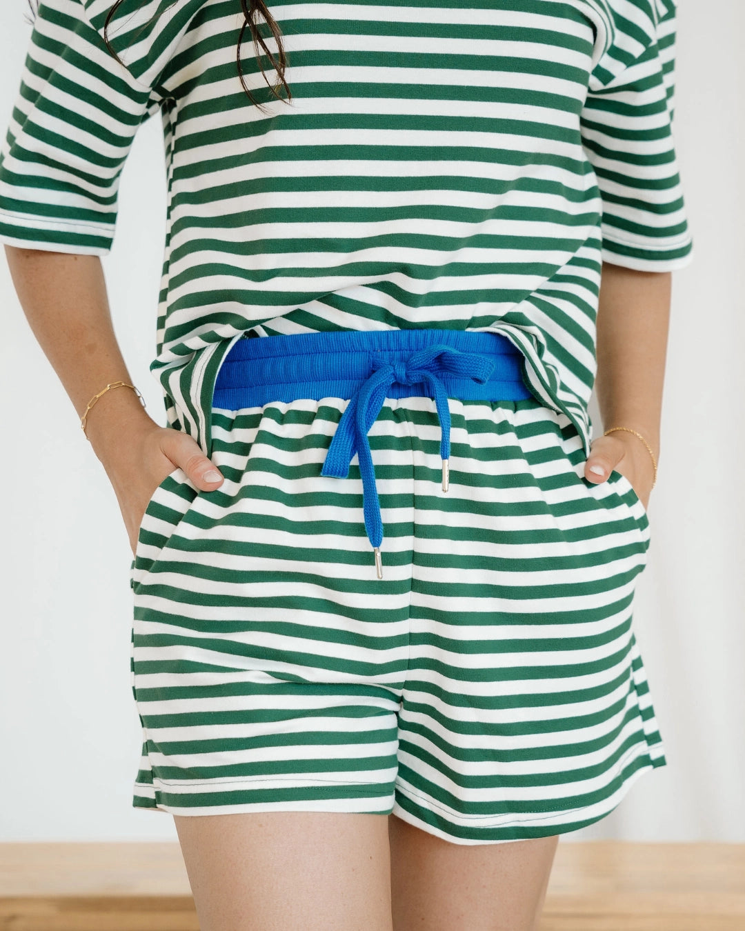 Elsa Stripe Set |T-ee & Shorts Set