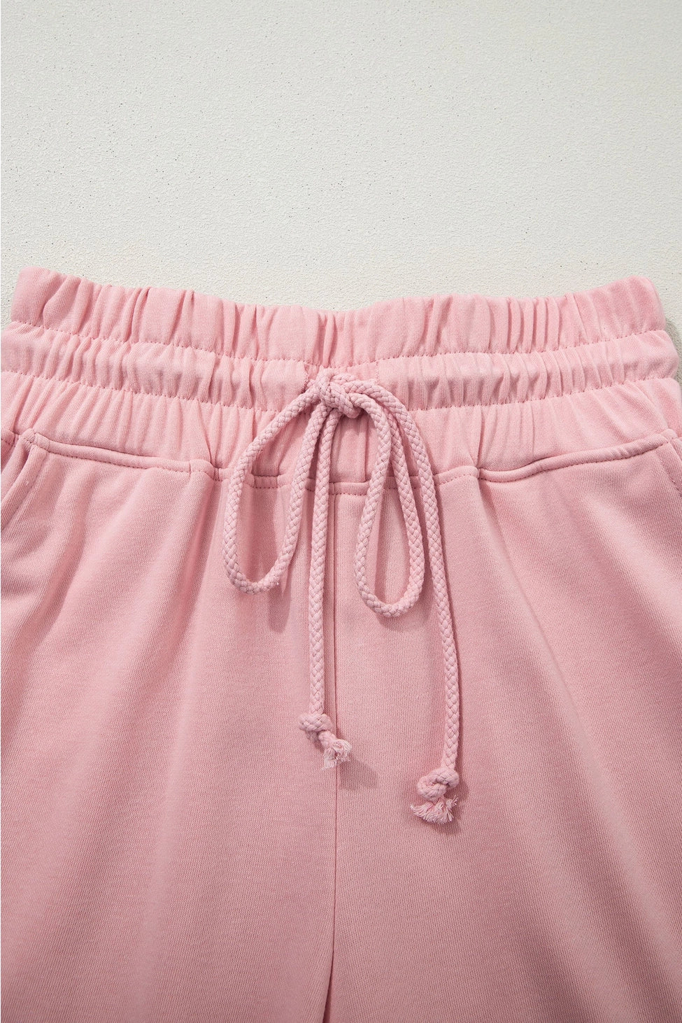 Sunset Walk Set Loose Tee Drawstring Wide Leg Pants 2pcs Outfit