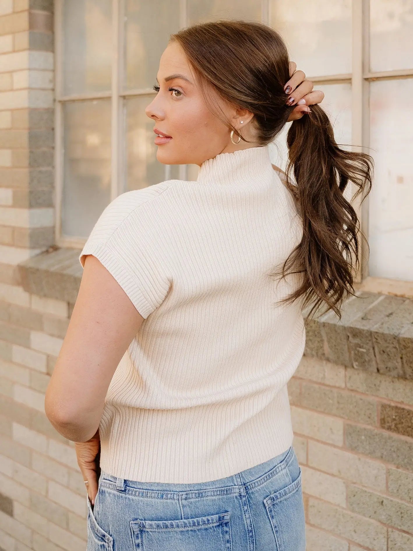 Ayla Short Sleeve Sweater| Knit Top | Casual Top