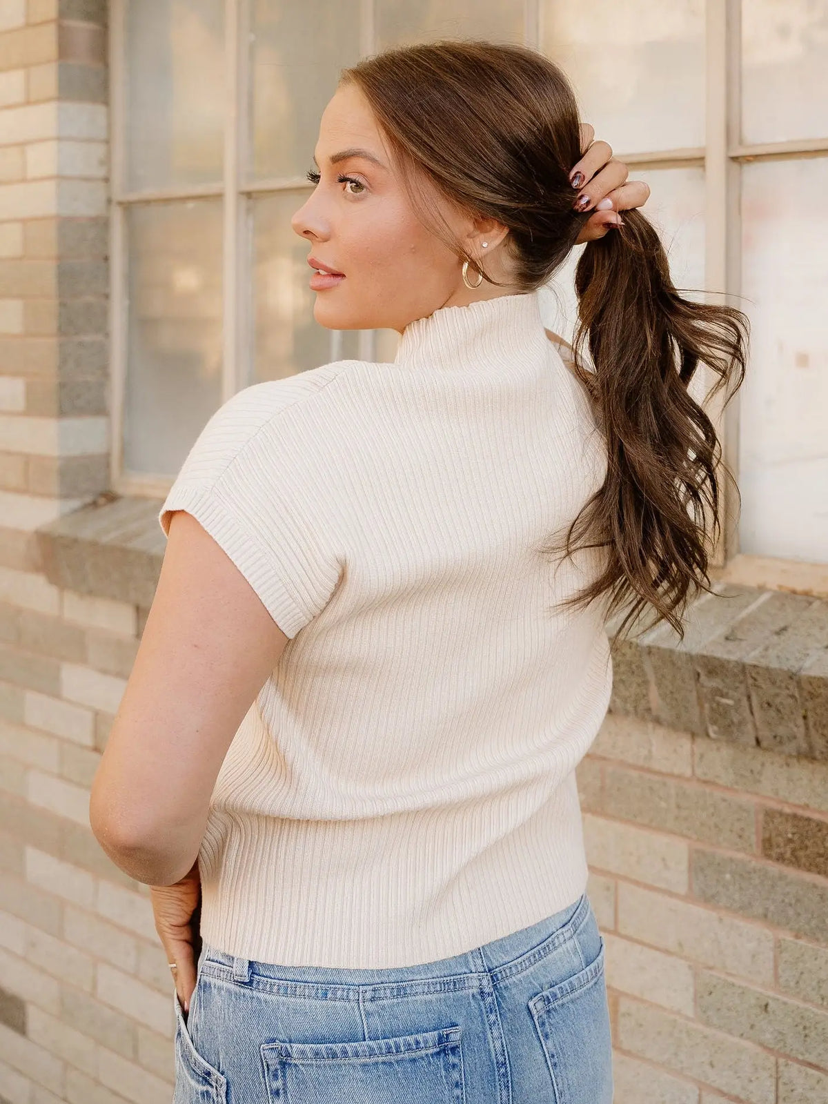 Ayla Short Sleeve Sweater| Knit Top | Casual Top