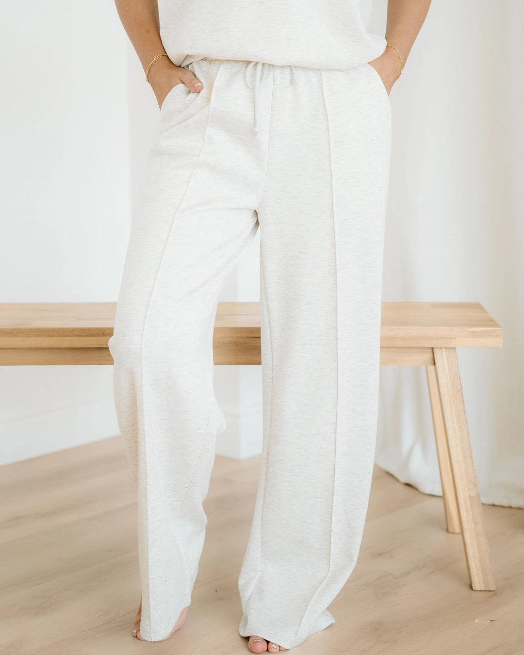 Addyson Lounge Set Polo Tee Casual Pant Set